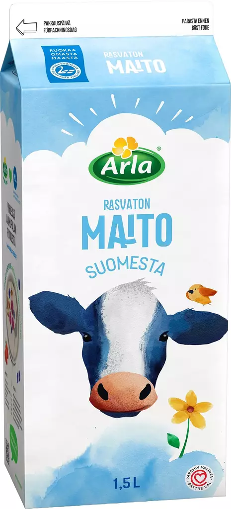 ARLA RAVATON MAITO 1,5L - Kissat - 6413300101713 - 1