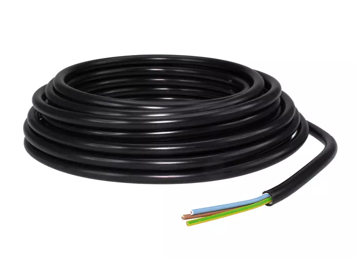 Asennuskaapeli MMJ 3x1,5S 10m musta - Asennuskaapelit ja sähköjohdot - 6438140421623 - 1