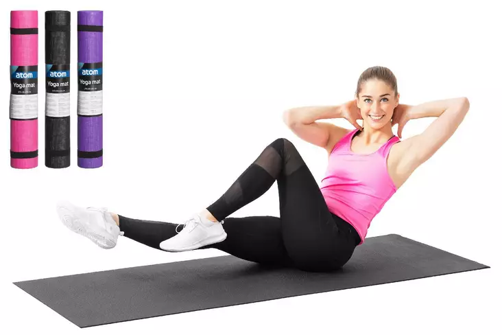 Atom fitnessmatto 4mm - Sisäliikunta ja kehonhuolto - 6410413058743 - 1