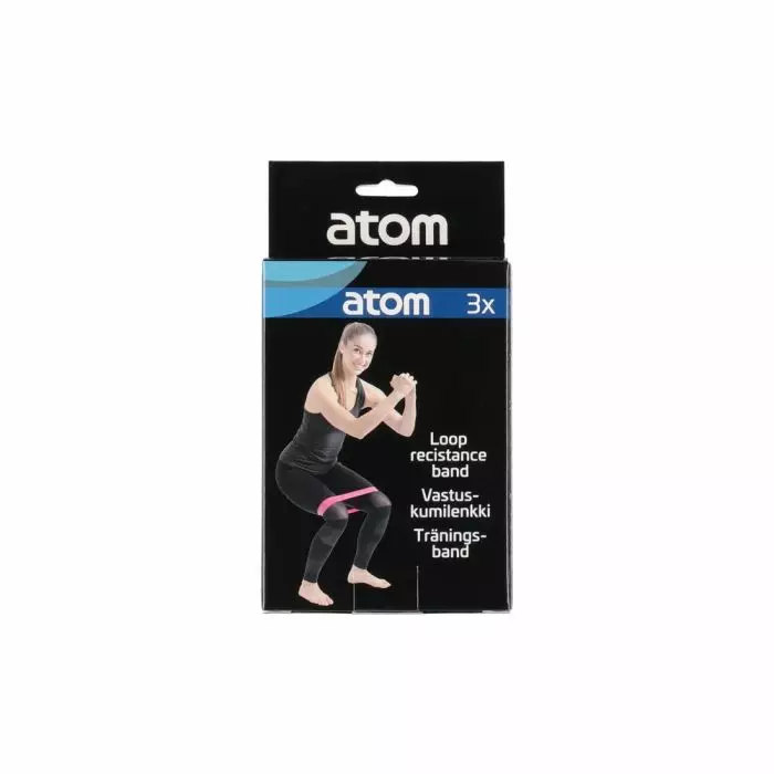 Atom Vastuskumilenkki 3kpl - Sisäliikunta ja kehonhuolto - 6410413215993 - 1