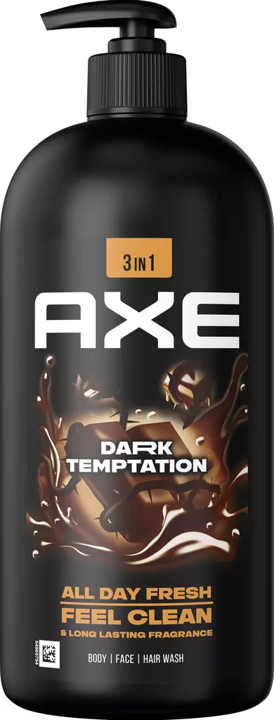 Axe Suihkusaippua Dark Temptation 900ml - Suihkugeelit- ja saippuat - 8720181750403 - 1