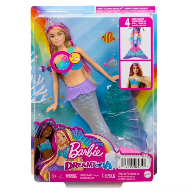 Barbie merenneito vaihtaa väriä - Barbie nuket - 194735024353 - 1