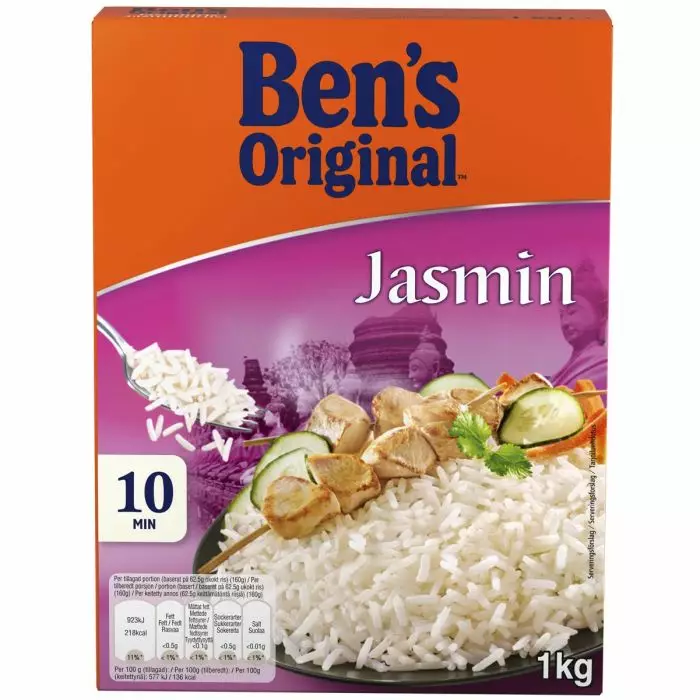 Ben's Original Jasmiiniriisi 1kg - Riisit - 5410673006363 - 1