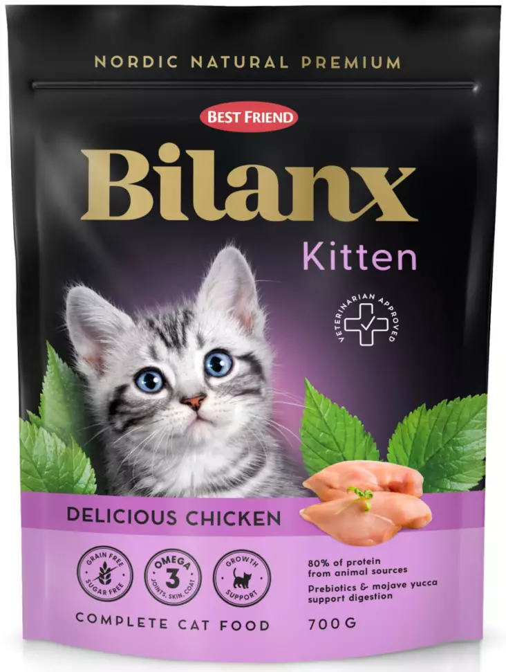 BF Bilanx Kitten kana 700g - Kissan kuivaruoat - 5700551211843 - 1