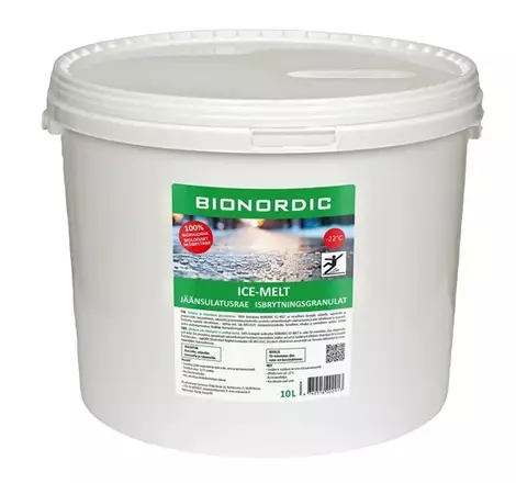 Bionordic Ice-melt jäänsulatusrae 10L - Sulatussuola - 4742516002913 - 1