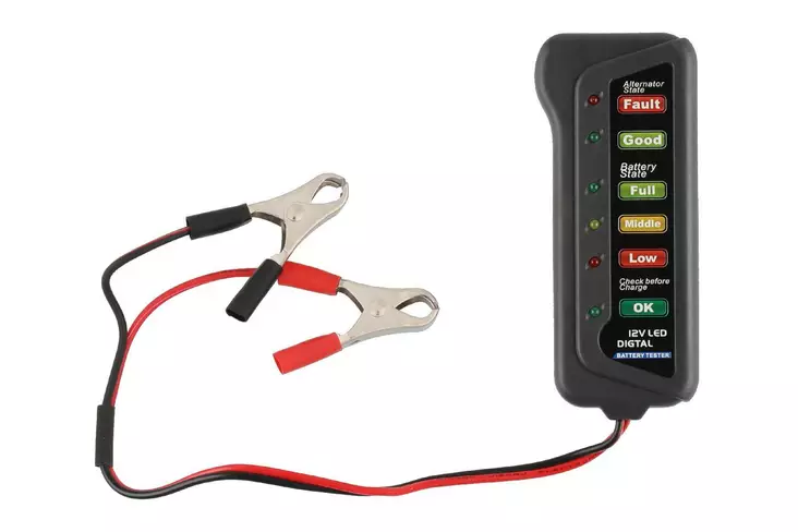 Carman akkutesteri 12v - Apukäynnistimet ja käynnistyskaapelit - 6410416084633 - 2