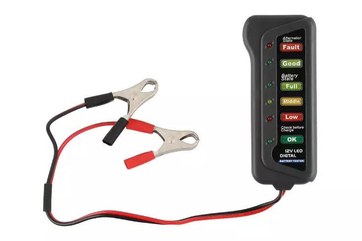 Carman akkutesteri 12v - Apukäynnistimet ja käynnistyskaapelit - 6410416084633 - 1