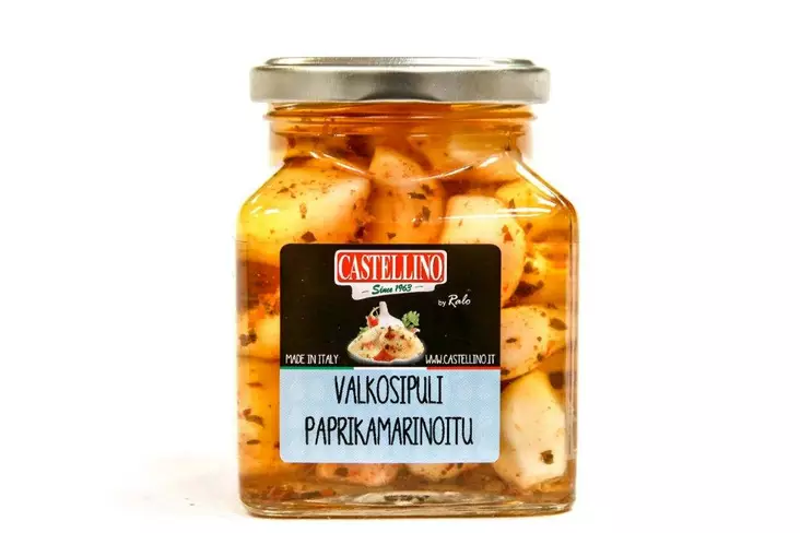 CASTELLINO VALKOSIPULI PAPRIKAMARIN. - Kissan lelut - 8010503271663 - 1