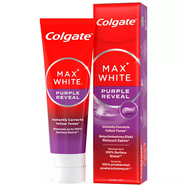 Colgate Max White Purple Reveal hammastahna 75ml - Hammastahnat - 8718951540033 - 1