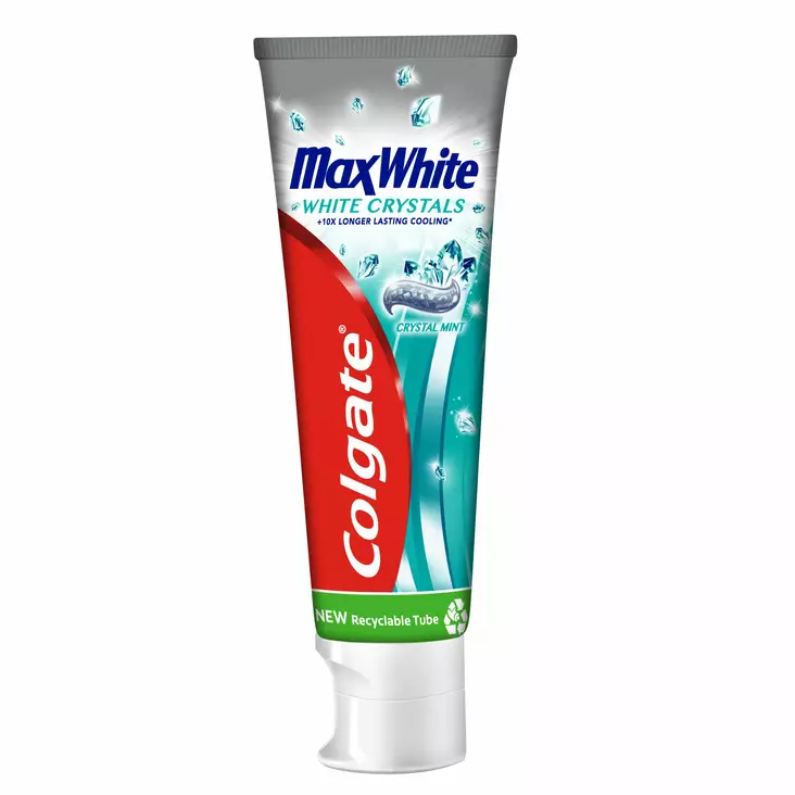 Colgate Max White White Crystals 75ml - Hammastahnat - 8718951312593 - 1