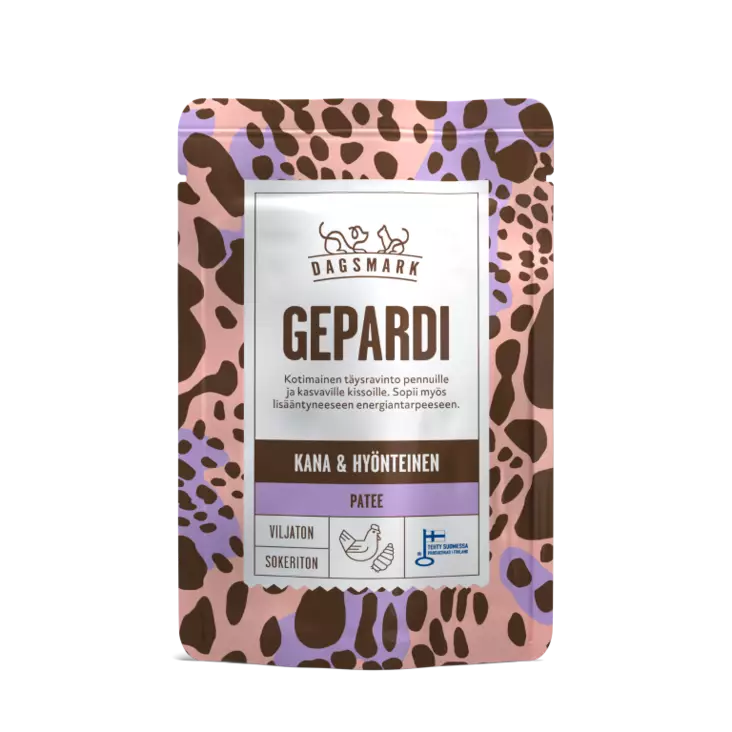 Dagsmark Gepardi 70g kana-hyönteinen - Mainos - 6430066383153 - 1