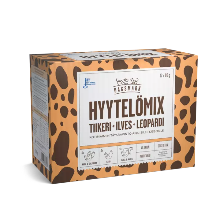 Dagsmark Hyytelömix 12x80g - Kissan märkäruoat - 6430066383603 - 1