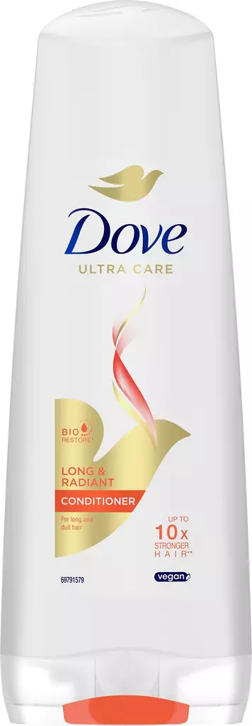 Dove hoitoaine Long & Radient 400ml - Hiustenhoitoaineet - 8720181402333 - 1