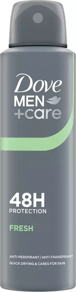 Dove Men+Care spray fresh 48h 150ml - Miesten deodorantit - 8720181570483 - 1