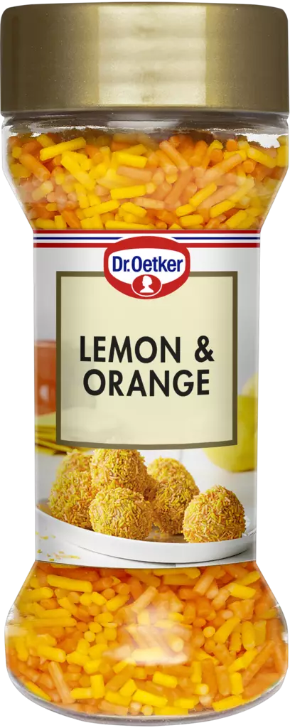 Dr.Oetker koristerakeet 50g lemon&orange - Kuivatuotteet ja leivonta - 5701073061183 - 1