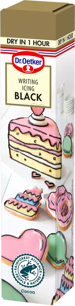 Dr.Oetker Writing Icing musta - Kuivatuotteet ja leivonta - 5701073041703 - 1