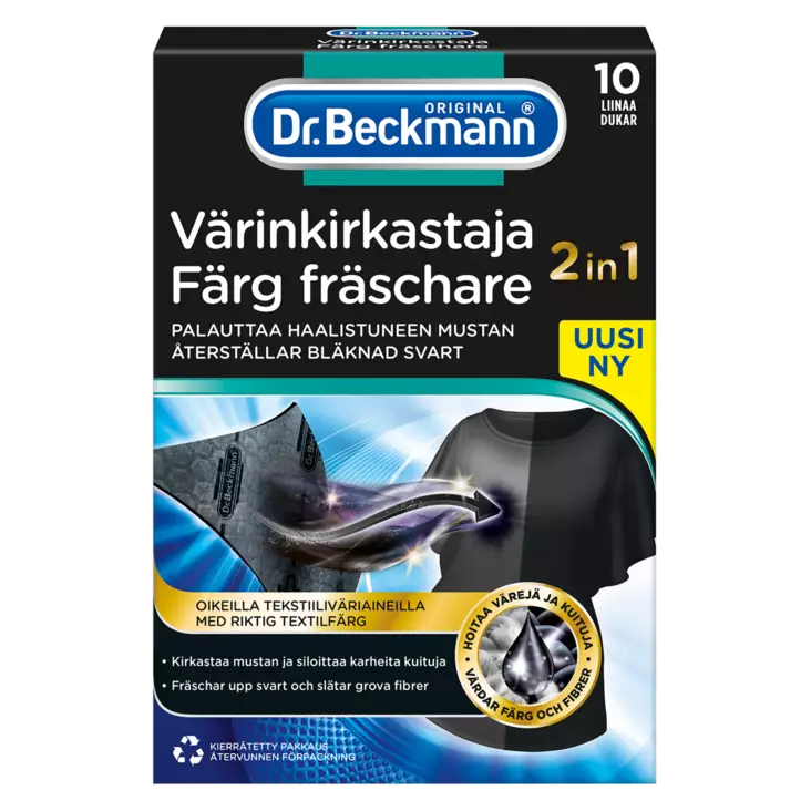 Dr Beckmann Värinkirkastaja 10kpl - Erikoispesuaineet - 4008455546513 - 1