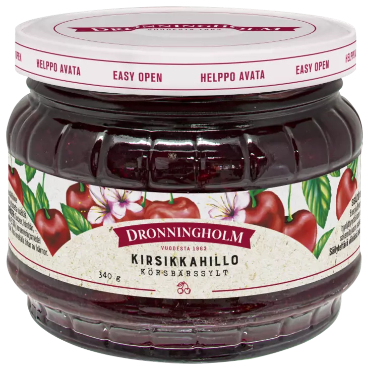 Dronningholm kirsikkahillo 340g - Hillot ja marmeladit - 6412000016723 - 1