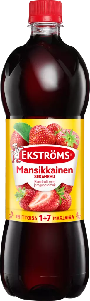 Ekströms mansikkainen sekamehutiiviste - Mehut, mehutiivisteet ja glögit - 6417802348263 - 1