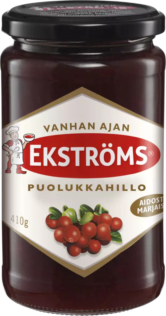 Ekströms Vanhan ajan puolukkahillo 410g - Hillot ja marmeladit - 7310470209463 - 1