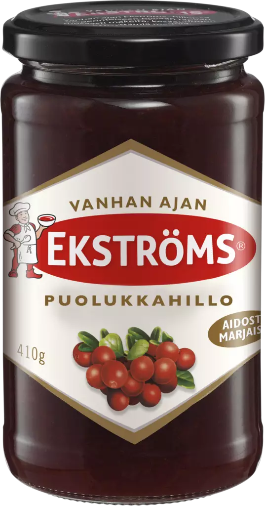 Ekströms Vanhan ajan puolukkahillo 410g - Hillot ja marmeladit - 7310470209463 - 1