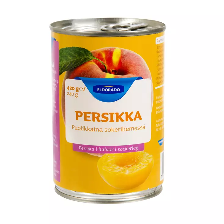 Eldorado persikka 410g/240g - Hedelmä- ja marjasäilykkeet - 6430060508163 - 1