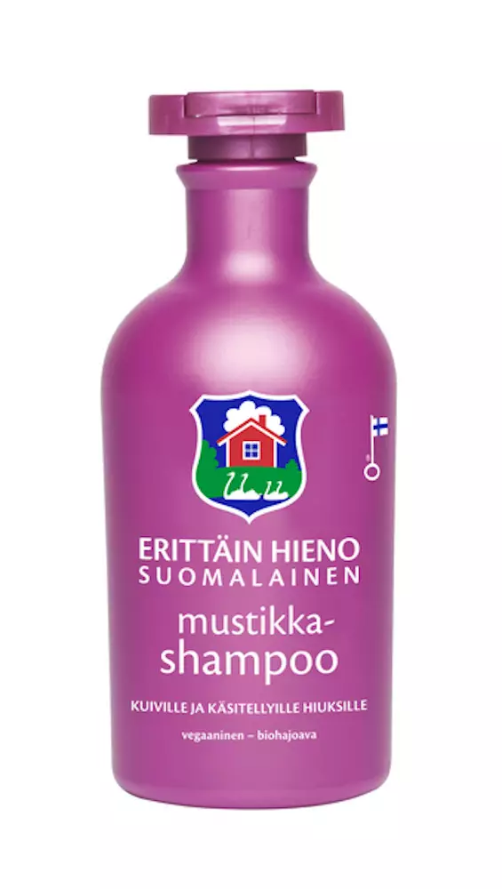 Erittäin Hieno Suomalainen mustikkashampoo 300ml - Shampoot - 7310613220003 - 1