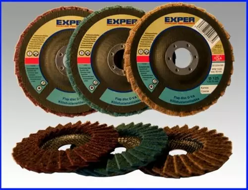 Exper karhunkielilamellilaikka 125mm hieno - Hiomalaikat - 6438081002653 - 1