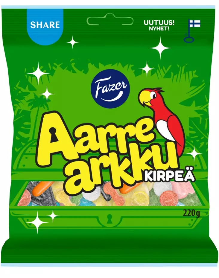 Fazer Aarre arkku kirpeä 220g - Makeiset - 6416453048843 - 1