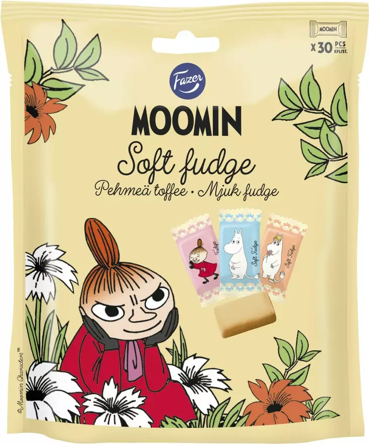 Fazer Moomin creamy fudge 160g - Karkit - 6416453033863 - 1