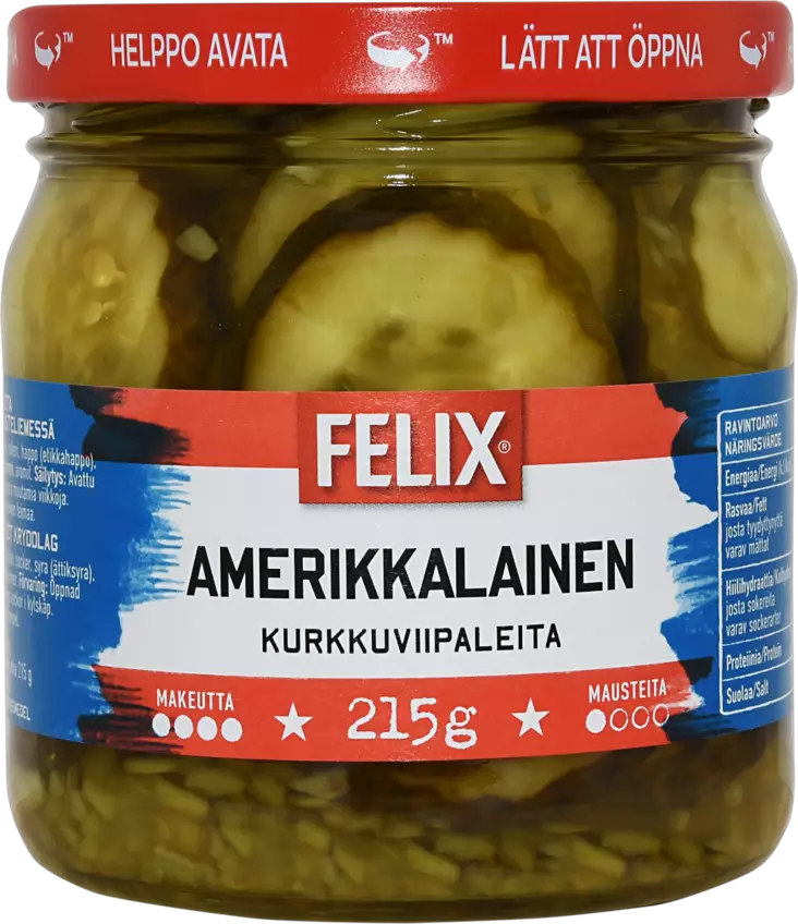 Felix Amerikkalainen kurkkuviipaleita - Elintarvikkeet - 6424908115033 - 1