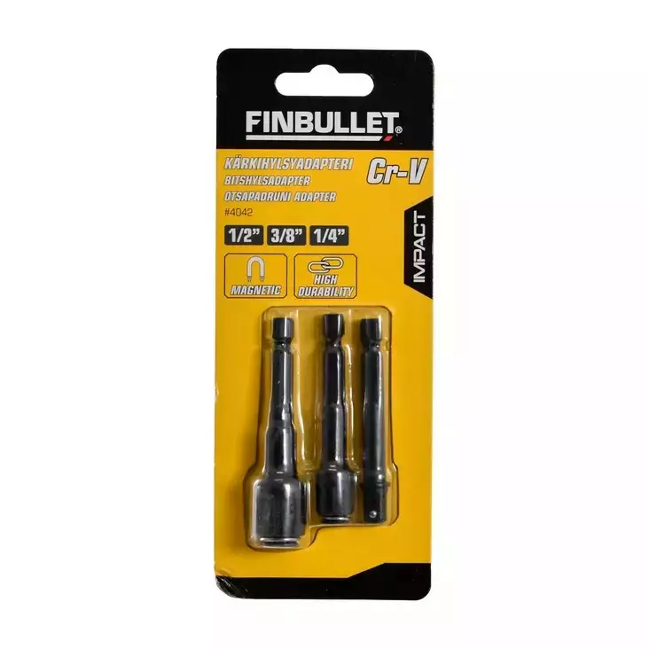 Finbullet Kärkihylsyadapteri 1/2”, 3/8” - Ruuvauskärjet - 6438152040423 - 1