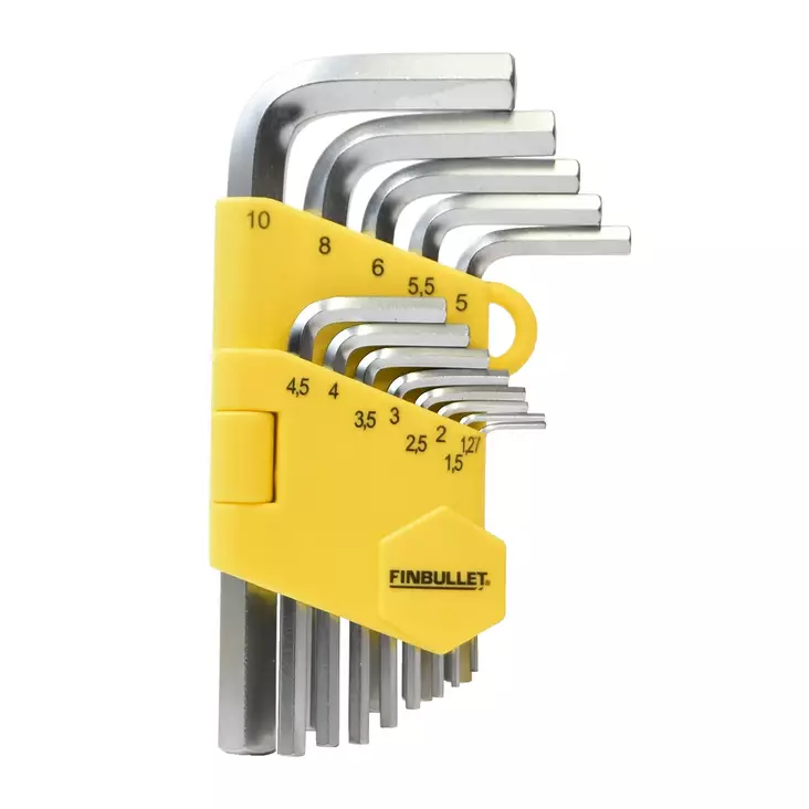 Finbullet Kuusiokoloavainsarja 13-os 1.27-10mm - Kuusiokoloavaimet - 7501206648643 - 1