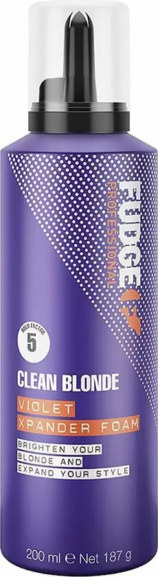 Fudge Clean Blonde Violet Xpander Foam 200ml - Hiusvärit ja sävytteet - 5060420335293 - 1
