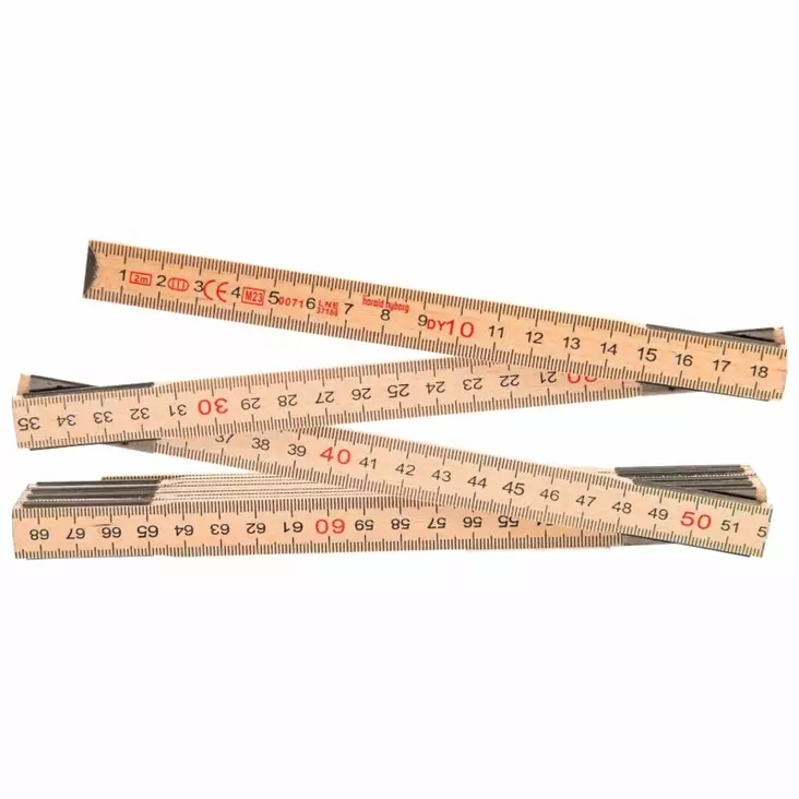 FX mittatikku taittuva 2m - Suorakulmat ja viivaimet - 8720573919173 - 1