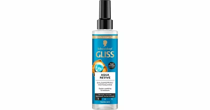 Gliss hoitoainesuihke Aqua Revive 200ml - Hiustenhoitoaineet - 7332531119023 - 1