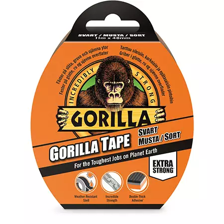 Gorilla Teippi Musta 11m - Teipit - 5704947004293 - 1