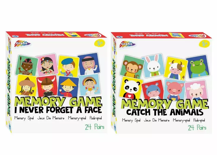 Grafix muistipeli 24 paria - Lautapelit ja seurapelit - 8715427035383 - 1