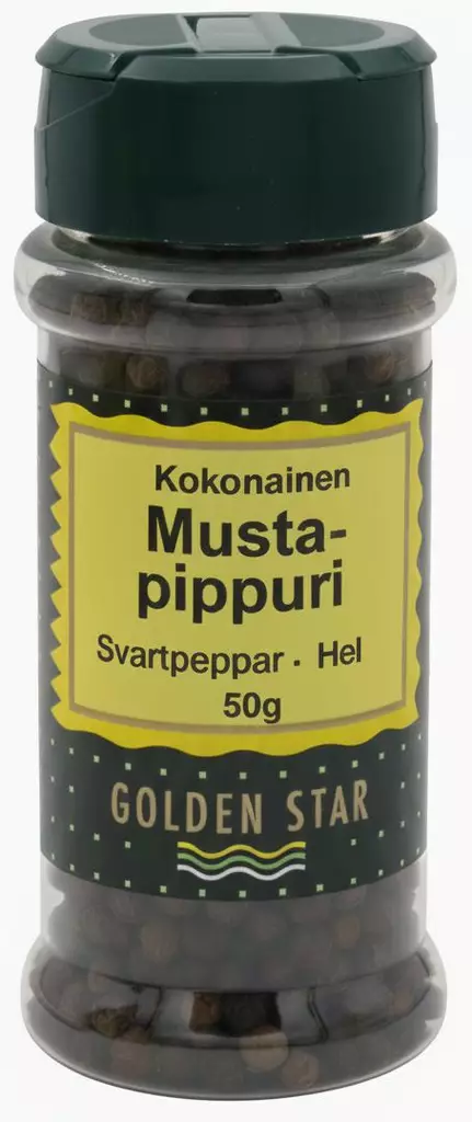 Gs kokonainen mustapippuri 50g - Mausteet - 6434800016123 - 1