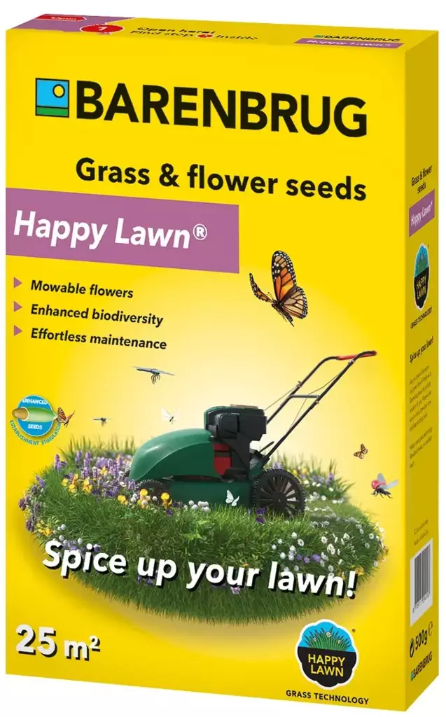 Happy Lawn 500g kukkanurmiseos - Siemenet ja sipulit - 8718911094903 - 1