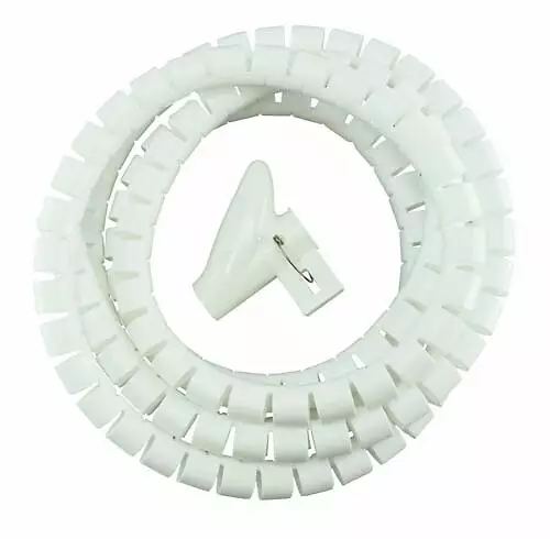 Kaapelipiilo valkoinen 2,5m - Kaapelipiilot, -kourut ja putket - 6438140901903 - 1