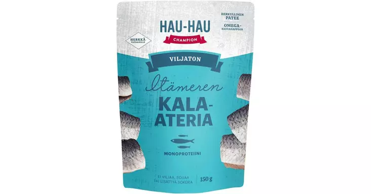 Hau-Hau Champion Viljaton Itämeren kala-ateria 150g - Koiran märkäruoat - 6438554001473 - 1