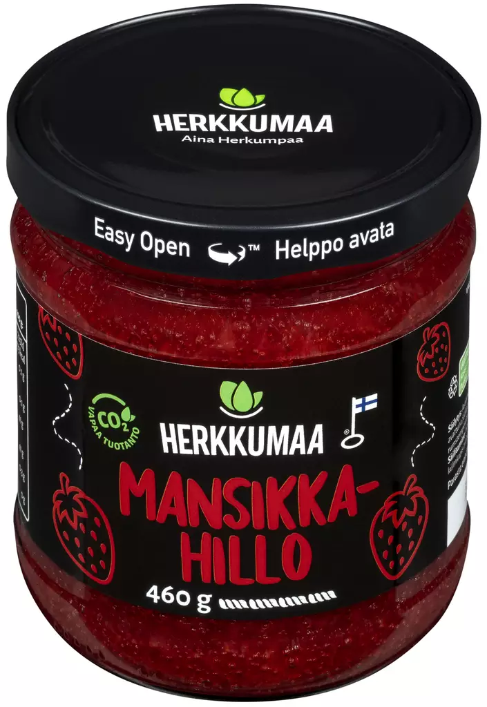 Herkkumaa Mansikkahillo 460g - Hillot ja marmeladit - 6410840070073 - 1