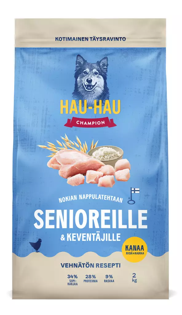 HHC Seniorit ja kevent. kana riisi kaura - Koiran kuivaruoat - 6438554010673 - 1