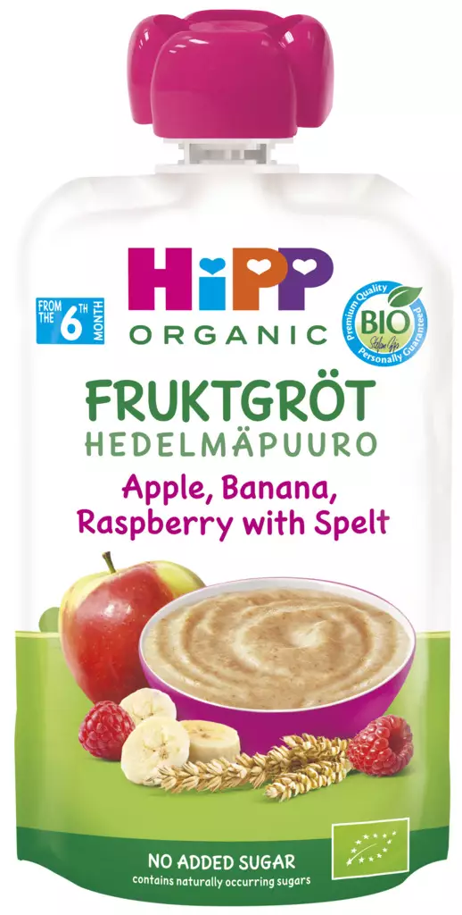 Hipp puurosmoothie speltti,omena,banaani - Lasten välipalat - 4062300451643 - 1