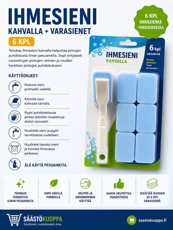 Ihmesieni kahvalla+6kpl varasienet - Teho ja- taikasienet - 6438159087483 - 1