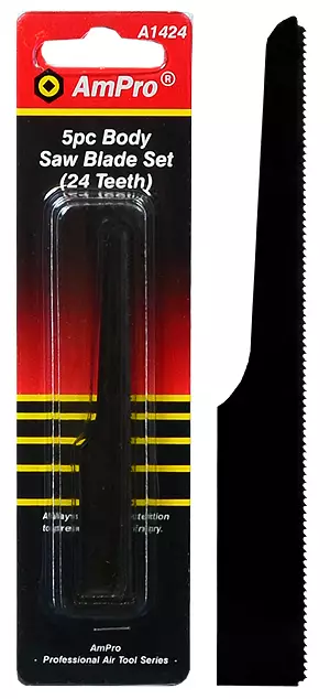 Ilmasahanterä 24h/5kpl puu/alumiini - Sähköasennustyökalut - 795609014243 - 1