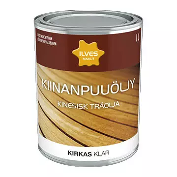 Ilves Kiinanpuuöljy Kirkas 1L - Puuöljyt - 6430026950173 - 1