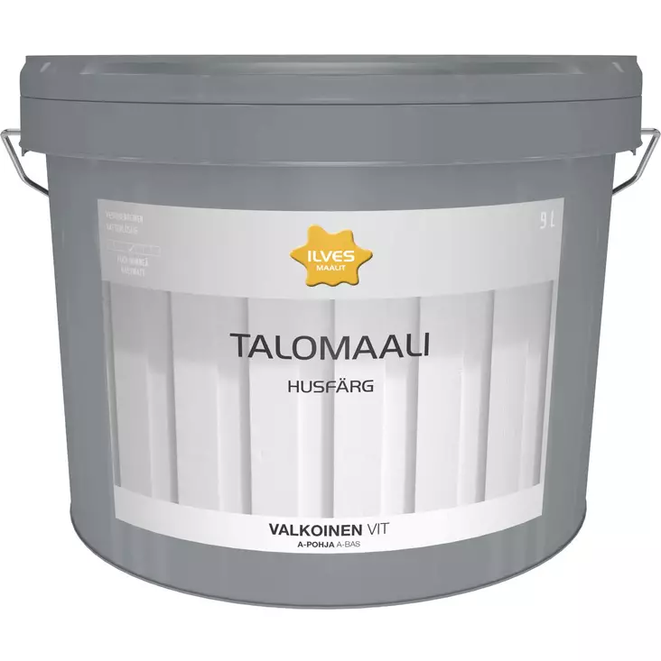 Ilves Talomaali Valkoinen 9L - Talomaalit - 6430026950623 - 1