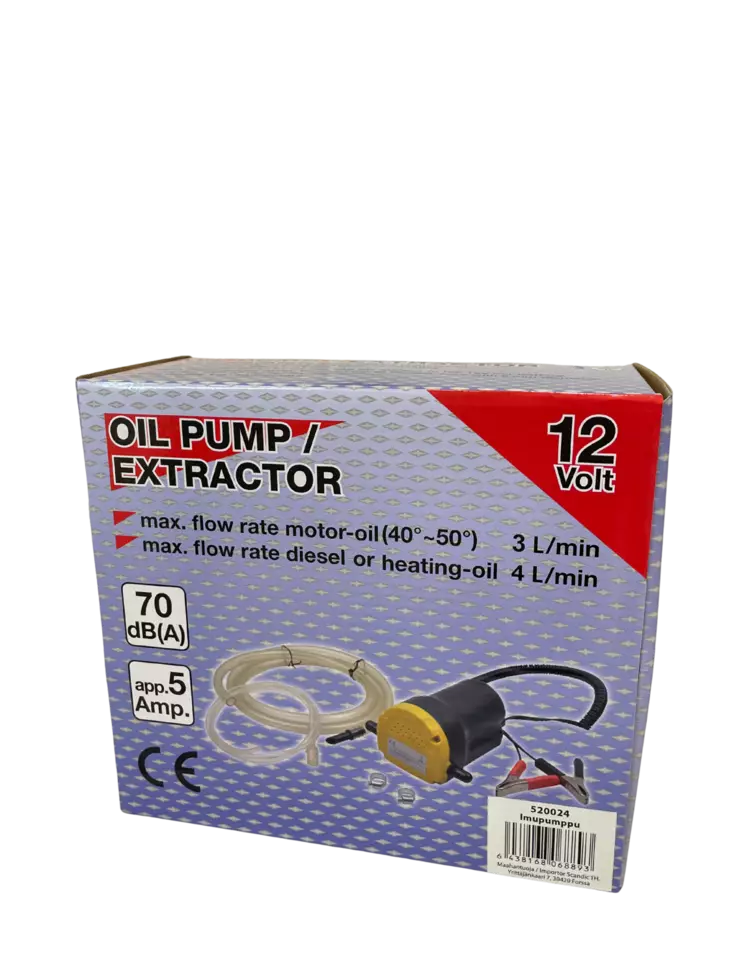 Imupumppu öljyille 12v - Öljynvaihto - 6438168068893 - 1